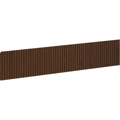 Rivel преден панел, рифлован за корпус на шкаф за баня 100 х 20 см, орех - 91A20-1000-235-1-86 (91A20-1000-235-1-86)