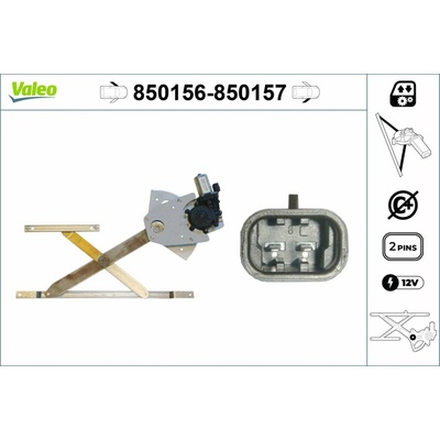 Mechanizmus zdvíhania okna VALEO 850156