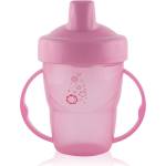 Lorelli Преходна чаша с дръжки и твърд накрайник Lorelli Baby Care - 210 ml, Розова (10230550002) - kindermarket