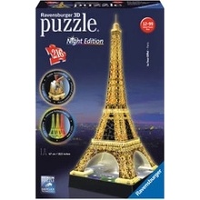 Ravensburger 3D puzzle svítící Eiffelova věž Noční edice 216 ks