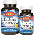 Carlson Labs EcoSmart Omega-3 1000 mg [90+30 Гел капсули] Лимон
