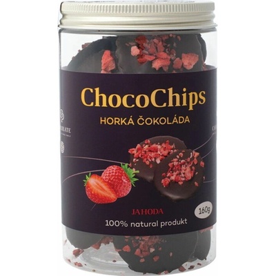 DP ChocolateChocoChips horká jahoda 160 g