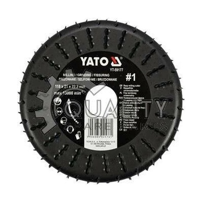 Yato Rotační rašple frézovací univerzální 118 mm, YT-59177