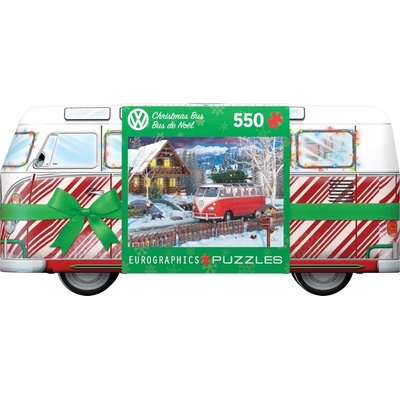 EUROGRAPHICS v plechové krabičce Vánoční autobus Volkswagen 550 dielov