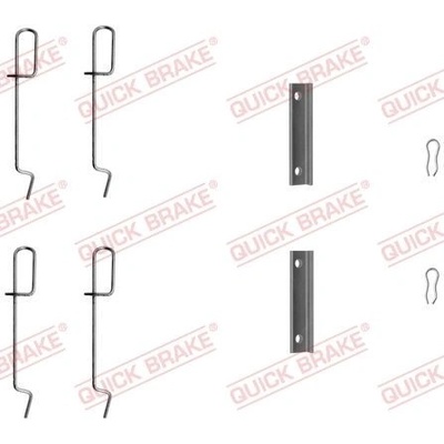 Súprava príslušenstva, obloženie kotúčovej brzdy Quick Brake 109-1125