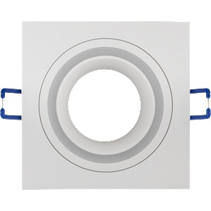 UltraLux РАМКА ЗА ВГРАЖДАНЕ КВАДРАТ, БЯЛА, СТАЦИОНАРНА, ip20 (fssgu10wh)