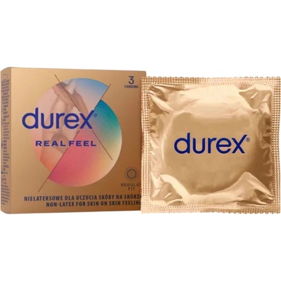 Durex Real Feel - латексови презервативи без латекс (3 бр. )