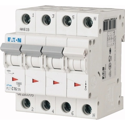 Eaton 3p+N C 16A 10kA PL7