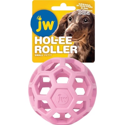 JW Hol EE děrovaný míč 8cm růžový