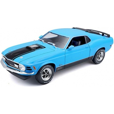 Maisto Ford Mustang Mach I 1970 Blue 1:18