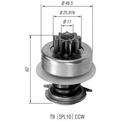 MAGNETI MARELLI Pastorek, startér 940113020013