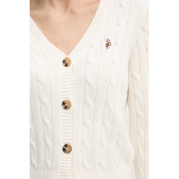 U. S. Polo Assn U. S. Polo Assn. жилетка дамска от памук CABLE KNIT (WUP0400)