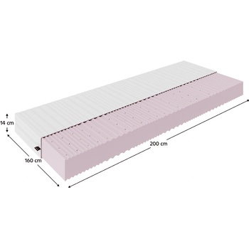 Матрак дунапрен 14 см 160х200 МАИР