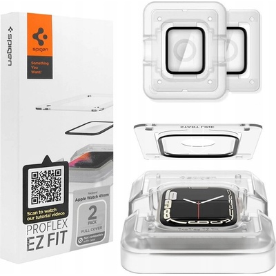 Spigen ProFlex EZ Fit 2 Pack Apple Watch 7 45 mm AFL04051