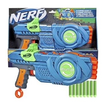 Hasbro Nerf Elite 2.0 Flipshots Flip-8, Nerf Gun (blaugrau/orange)