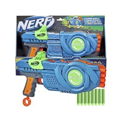 Hasbro Nerf Elite 2.0 Flipshots Flip-8, Nerf Gun (blaugrau/orange)