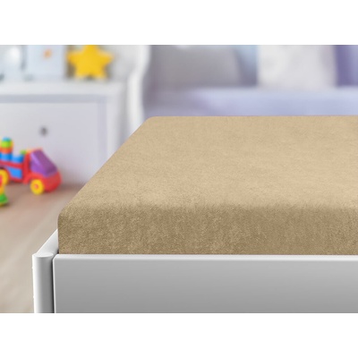Textilomanie Froté prostěradlo cappuccino 60x120