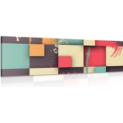 Obraz abstraktní textura - 120x40
