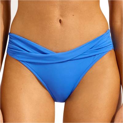 Seafolly Дамско бикини долнище Seafolly Women's Collective Twist Band Hipster Bikini bottom - Sapphire - размер 34 (EU) (150-2119-1412)