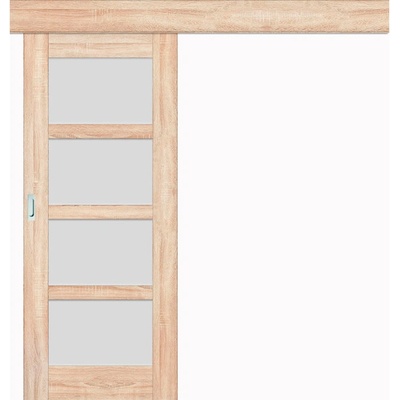 ERKADO Posuvné dveře na stěnu Juka 4 Sonoma 3D Greko 70 x 197 cm