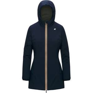 K-Way Дамско палто K-Way Women's Denise ST Warm Double Coat - Blue Depth / Green Blackish (102-5018-0212)