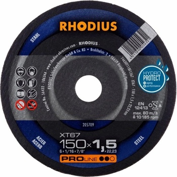 Rhodius ProLine Kotouč řezný 150 x 1,5 mm XT67 205709