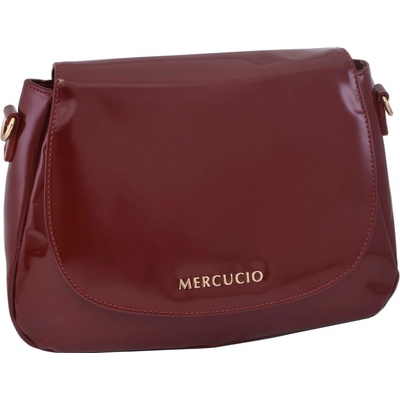 Mercucio dámská kožená crossbody kabelka červená 280706