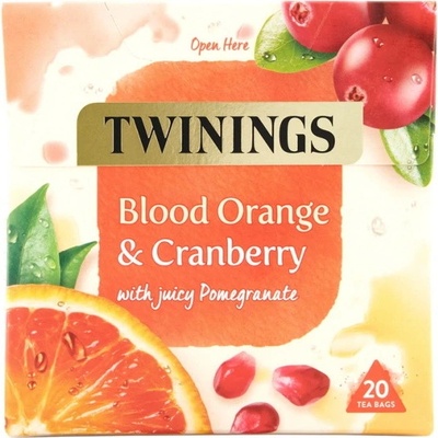 Twinings Bylinný čaj ČERVENÝ POMERANČ BRUSINKA & GRANÁTOVÉ JABLKO 20 sáčků 40 g