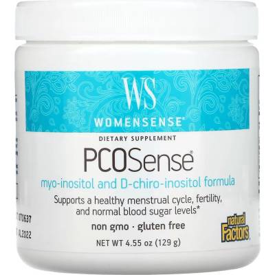 Natural Factors WomenSense PCOSense, 129 g, Natural Factors (0216 WS)
