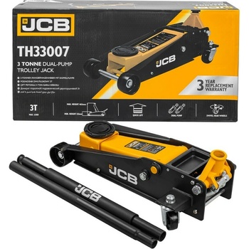 JCB TH33007, Nízkoprofilový hydraulický zdvihák s pojazdom, 3 t