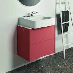Ideal Standard Atelier Conca стенен шкаф с 2 чекмеджета, 60 см, червено-оранжев мат (T4354Y3)