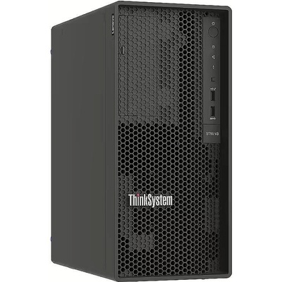 Сървър, Lenovo ThinkSystem ST50 V3, Intel Xeon 6353P (2.70 GHz, 8-core, 24 MB Cache, 65 W), 1x32GB 2Rx8, 2x960GB SSD, SW RAID, 1x500W, XCC2 Stand (7DF31002EA)
