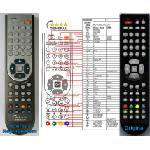 GENERAL SENCOR SLT1653DVD(SE), SLT2253DVD(SE) - съвместимо дистанционно управление на марката General (SLT1653DVD(SE), SLT2253DVD(SE)) Дистанционно