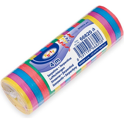 Serpentína PAP Pruhy 7mm x 4m [1 rola]