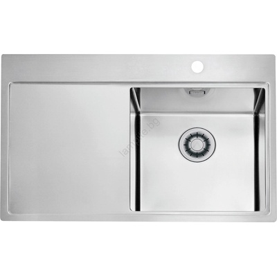 Alveus 1149516 - Кухненска мивка PURE 79x52, 5 cm, сатен, дясна (AV0147)