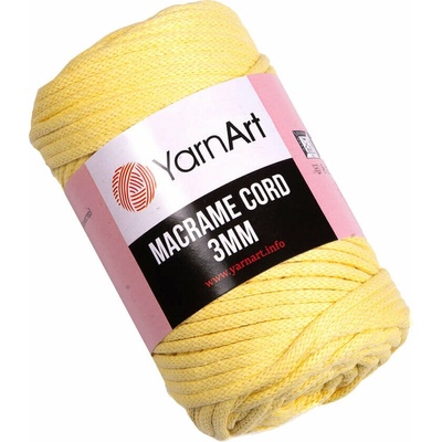 YARNART Macrame Cord 3 mm 754 Yellow