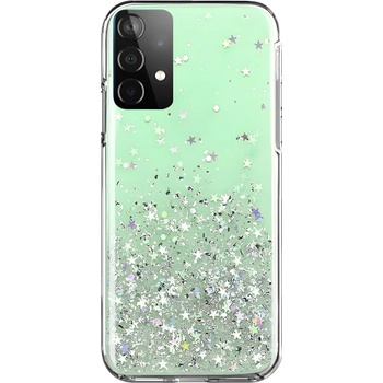 Wozinsky Силиконов калъф Wozinsky Star Glitter за Samsung Galaxy A32 5G - Зелен KP9974 (9974)