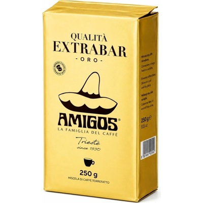 Amigos Caffé Trieste Qualitá Extra Bar Oro mletá káva 250 g