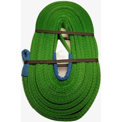 SEWOTA B4 - 2000kg, závěsný popruh čtyřvrstvý plochý s oky, zelený,š.30mm 4m