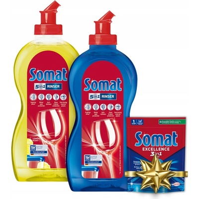 Somat Leštidlo do umývačky riadu Mix 2 x 500 ml