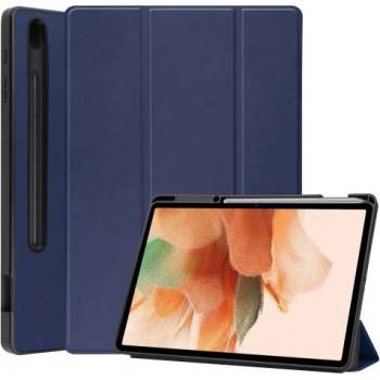 Protemio Leather Zaklápací obal Samsung Galaxy Tab S8+ / S7+ / S7 FE 32768 modrý