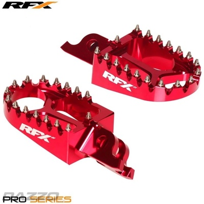 Duralové stupačky RFX Pro Series Footpegs Honda CR125 CR250 / CRF250R CRF450R Red – Sleviste.cz