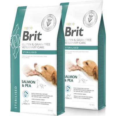 Brit Grain Free Veterinary Diets Dog Sterilised 2 x 12 kg