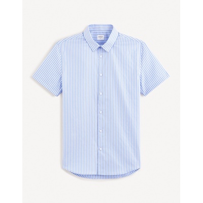 Celio Светлосиня мъжка риза на райета Celio Fasanuremc Celio | Sin | МЪЖЕ | S