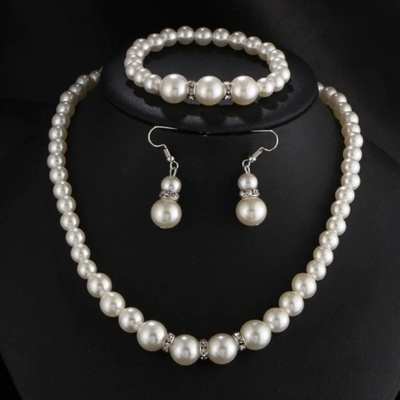 Fashion Jewelry Souprava perly s krystalky OJ076 – Sleviste.cz