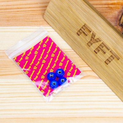 Náhradní kolečka na fingerboard kompatibilní se všemi trucky od Finga. Barva: Modrá