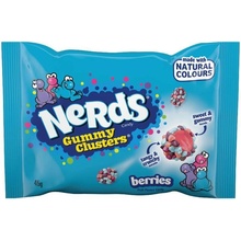 Nerds Clusters Berries žvýkací bonbony 45 g