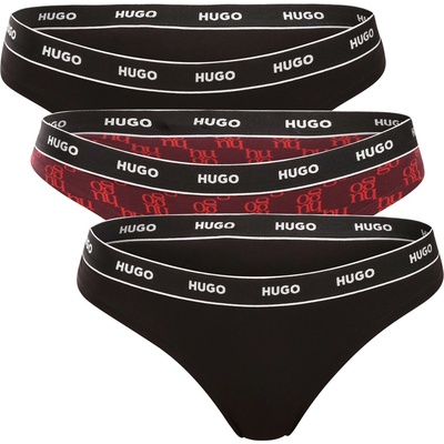 HUGO 3PACK dámske tangá viacfarebná (50545703 641)
