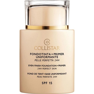 Collistar Even Finish Foundation+Primer 24h Perfect Skin make-up a podkladová báza SPF15 1 Ivory 35 ml
