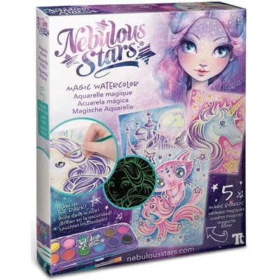 Nebulous Stars Магически картини с акварелни боички Nebulous Stars - Небулия, светещи в тъмното (N11119)